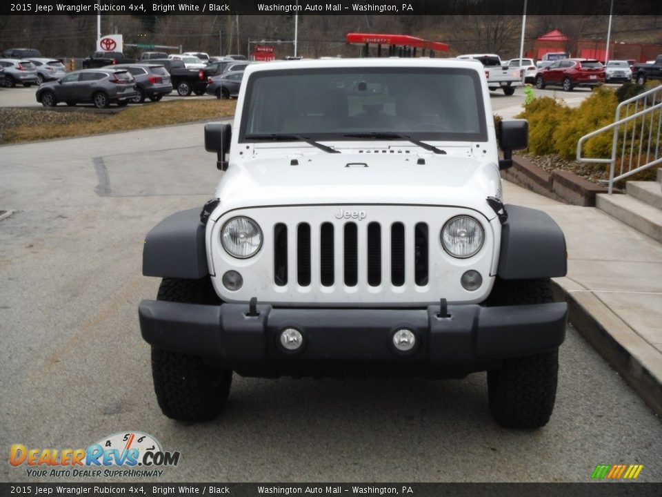 2015 Jeep Wrangler Rubicon 4x4 Bright White / Black Photo #11