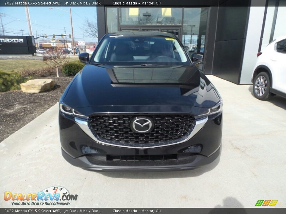 2022 Mazda CX-5 S Select AWD Jet Black Mica / Black Photo #2
