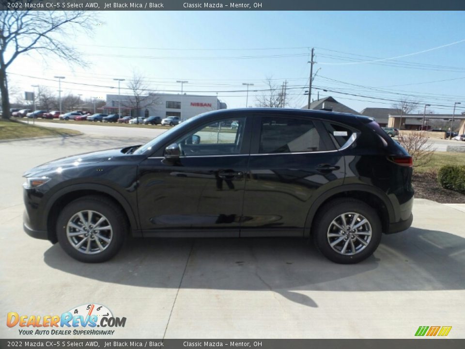 2022 Mazda CX-5 S Select AWD Jet Black Mica / Black Photo #6