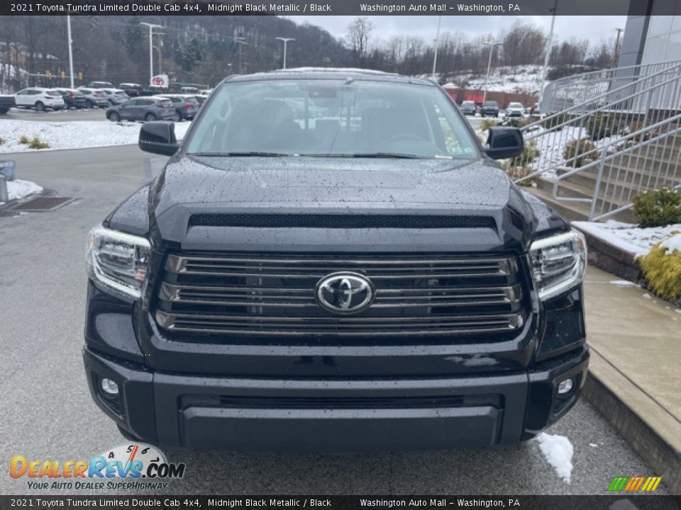 2021 Toyota Tundra Limited Double Cab 4x4 Midnight Black Metallic / Black Photo #6