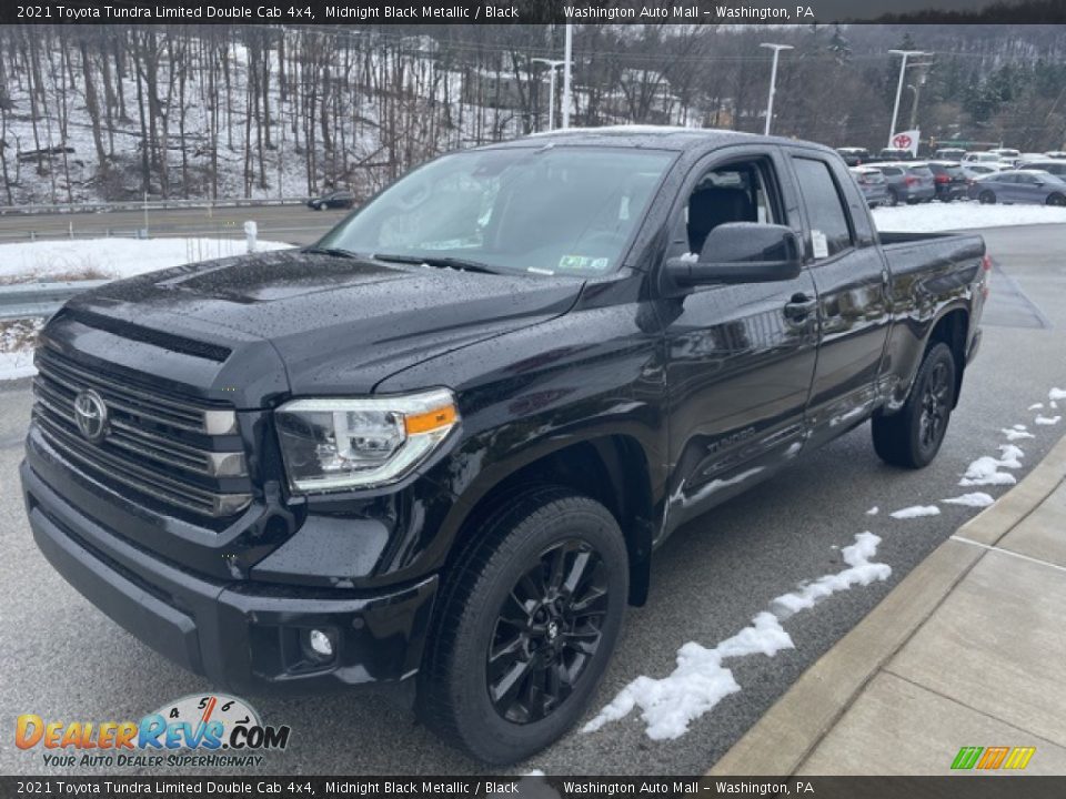 2021 Toyota Tundra Limited Double Cab 4x4 Midnight Black Metallic / Black Photo #7