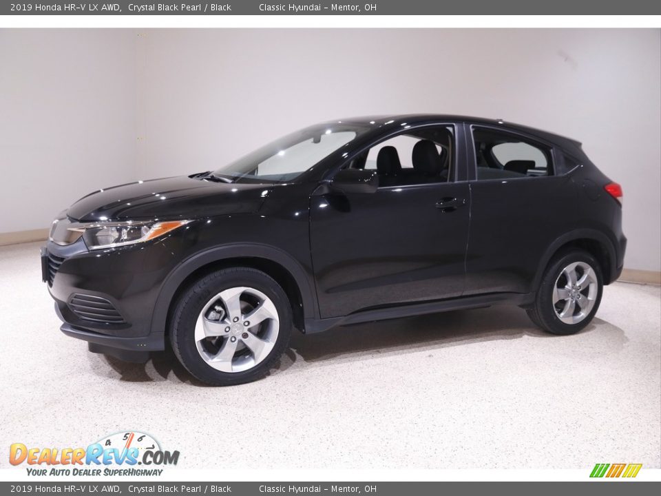 2019 Honda HR-V LX AWD Crystal Black Pearl / Black Photo #3