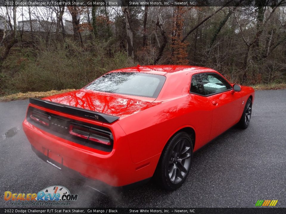 2022 Dodge Challenger R/T Scat Pack Shaker Go Mango / Black Photo #6