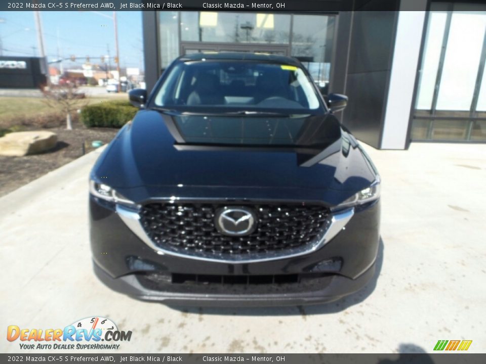 2022 Mazda CX-5 S Preferred AWD Jet Black Mica / Black Photo #2