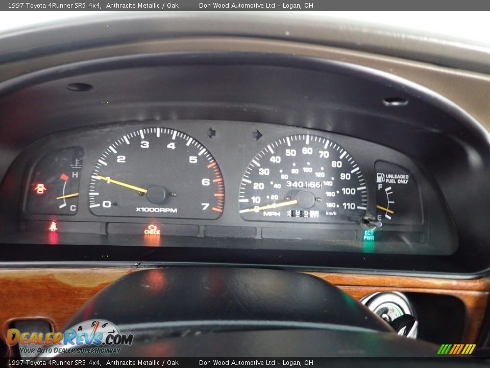 1997 Toyota 4Runner SR5 4x4 Gauges Photo #9