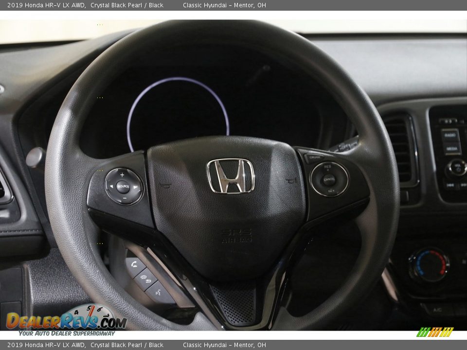 2019 Honda HR-V LX AWD Crystal Black Pearl / Black Photo #7