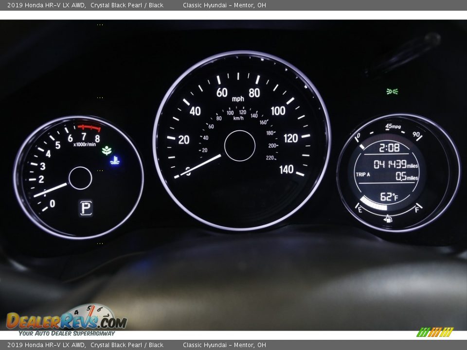 2019 Honda HR-V LX AWD Crystal Black Pearl / Black Photo #8