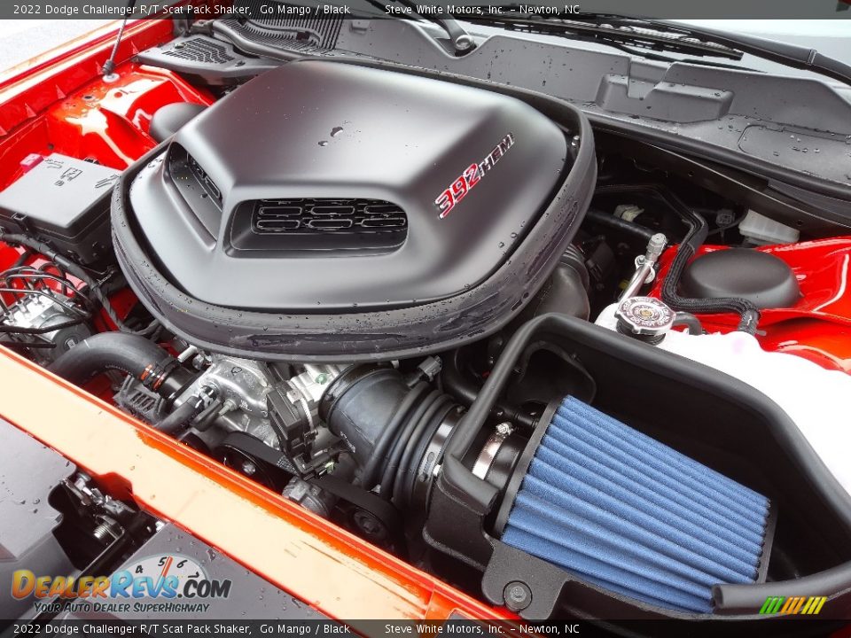 2022 Dodge Challenger R/T Scat Pack Shaker 392 SRT 6.4 Liter HEMI OHV 16-Valve VVT MDS V8 Engine Photo #9
