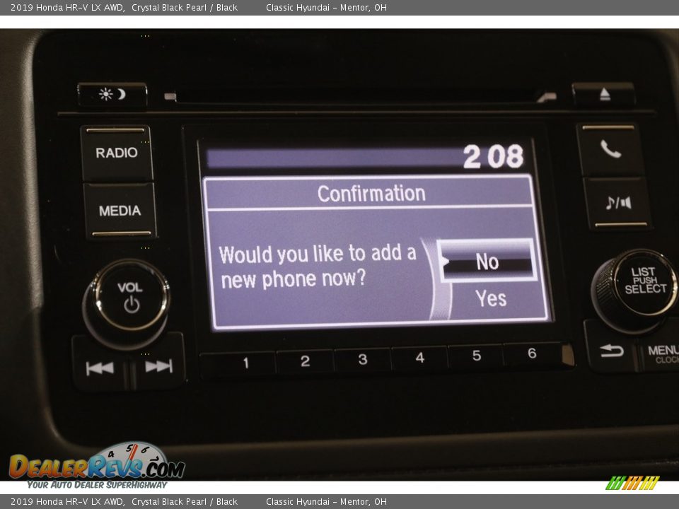 2019 Honda HR-V LX AWD Crystal Black Pearl / Black Photo #10