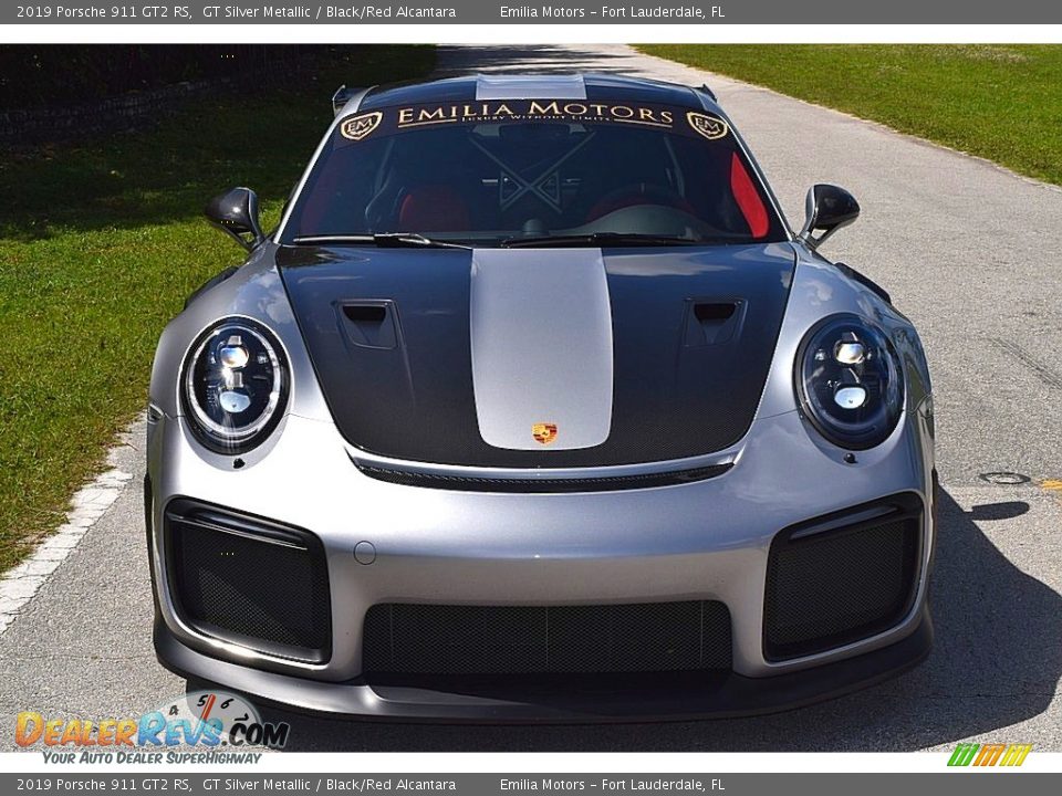 2019 Porsche 911 GT2 RS GT Silver Metallic / Black/Red Alcantara Photo #15