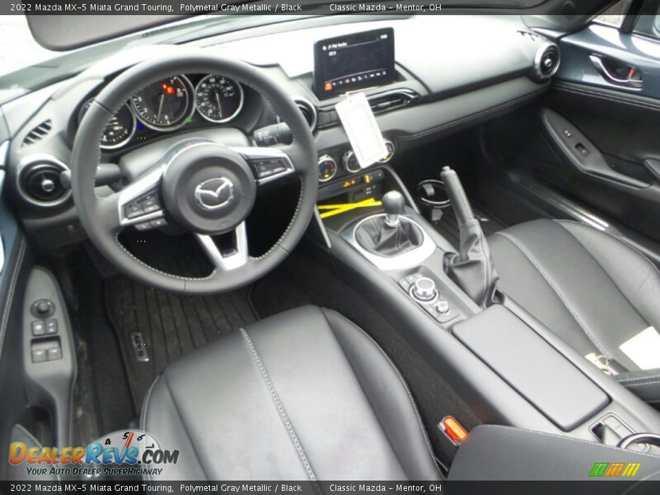 Black Interior - 2022 Mazda MX-5 Miata Grand Touring Photo #3