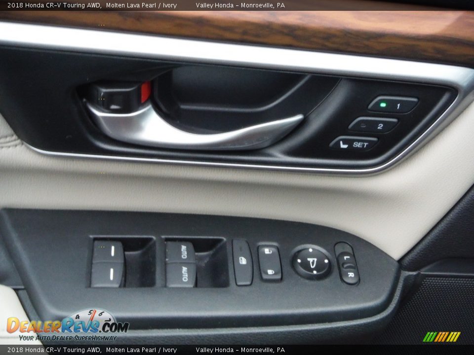 2018 Honda CR-V Touring AWD Molten Lava Pearl / Ivory Photo #15