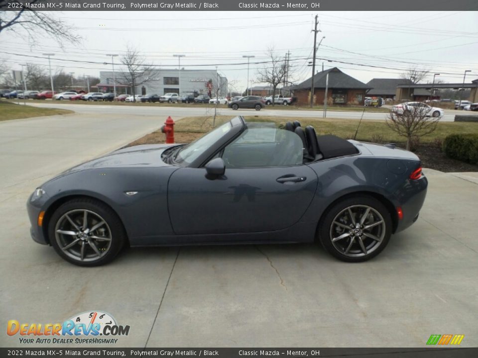 2022 Mazda MX-5 Miata Grand Touring Polymetal Gray Metallic / Black Photo #4