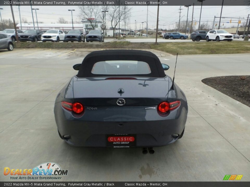 2022 Mazda MX-5 Miata Grand Touring Polymetal Gray Metallic / Black Photo #6
