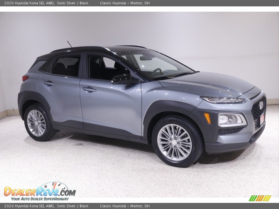 2020 Hyundai Kona SEL AWD Sonic Silver / Black Photo #1