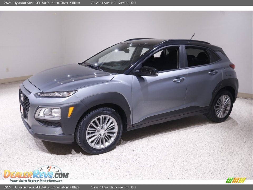 2020 Hyundai Kona SEL AWD Sonic Silver / Black Photo #3