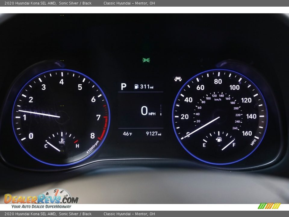 2020 Hyundai Kona SEL AWD Sonic Silver / Black Photo #8