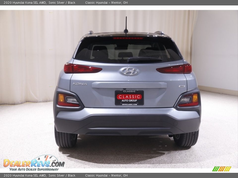 2020 Hyundai Kona SEL AWD Sonic Silver / Black Photo #17