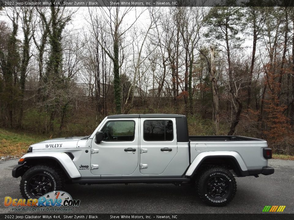 2022 Jeep Gladiator Willys 4x4 Silver Zynith / Black Photo #1