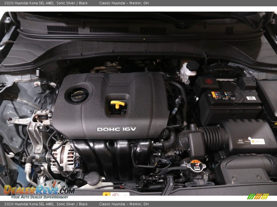 2020 Hyundai Kona SEL AWD Sonic Silver / Black Photo #18