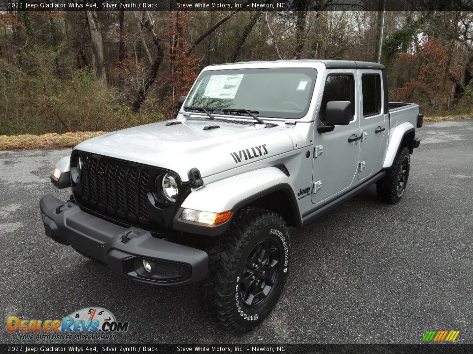 2022 Jeep Gladiator Willys 4x4 Silver Zynith / Black Photo #2