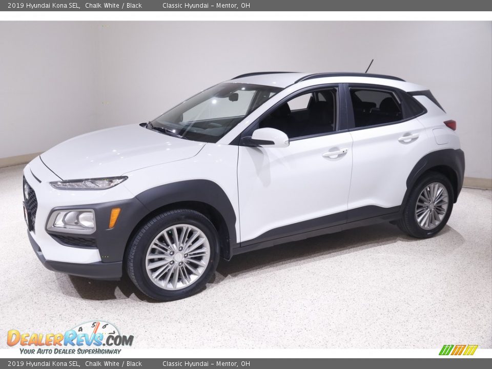 2019 Hyundai Kona SEL Chalk White / Black Photo #3