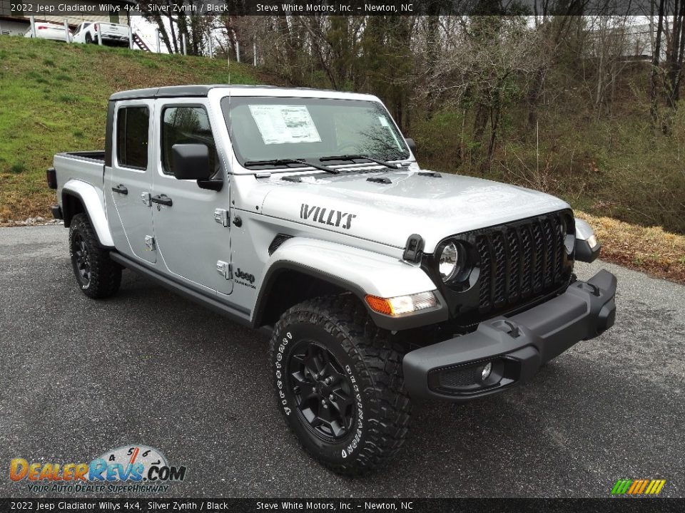 2022 Jeep Gladiator Willys 4x4 Silver Zynith / Black Photo #4