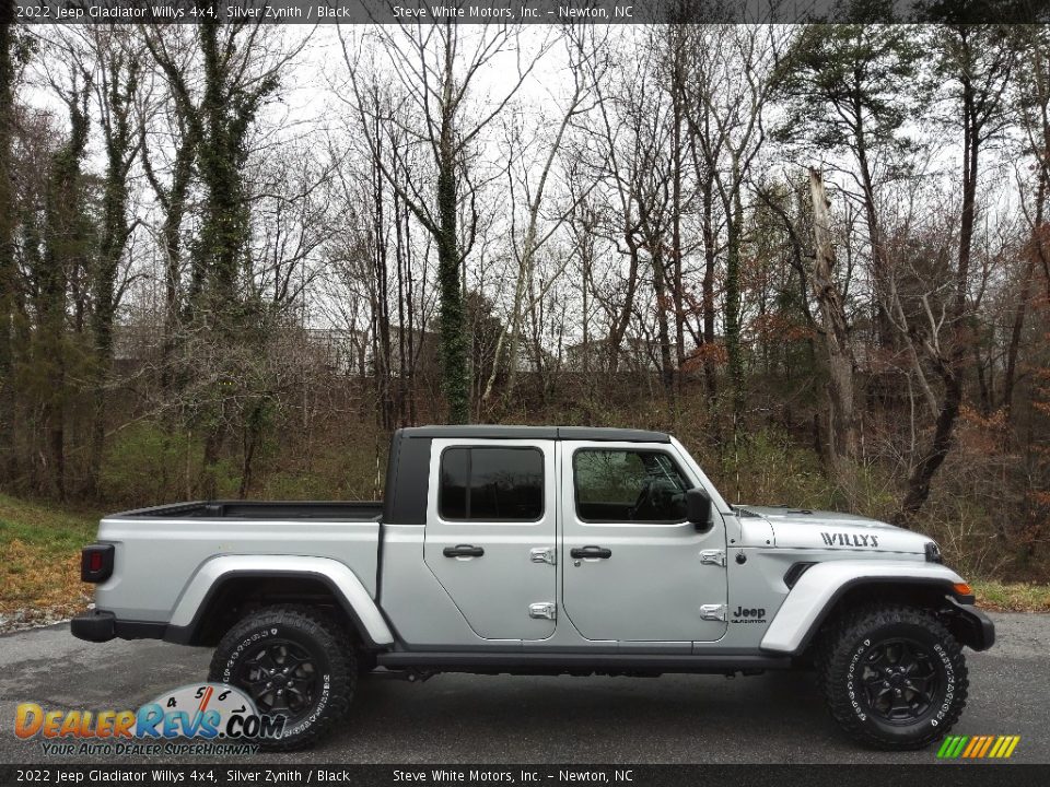 2022 Jeep Gladiator Willys 4x4 Silver Zynith / Black Photo #5