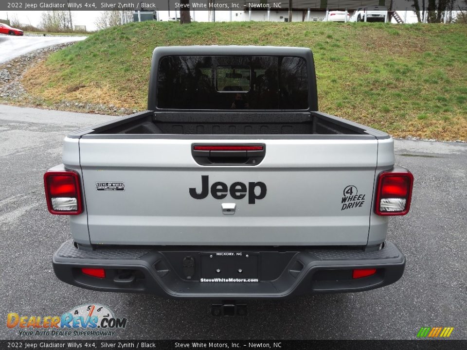 2022 Jeep Gladiator Willys 4x4 Silver Zynith / Black Photo #7