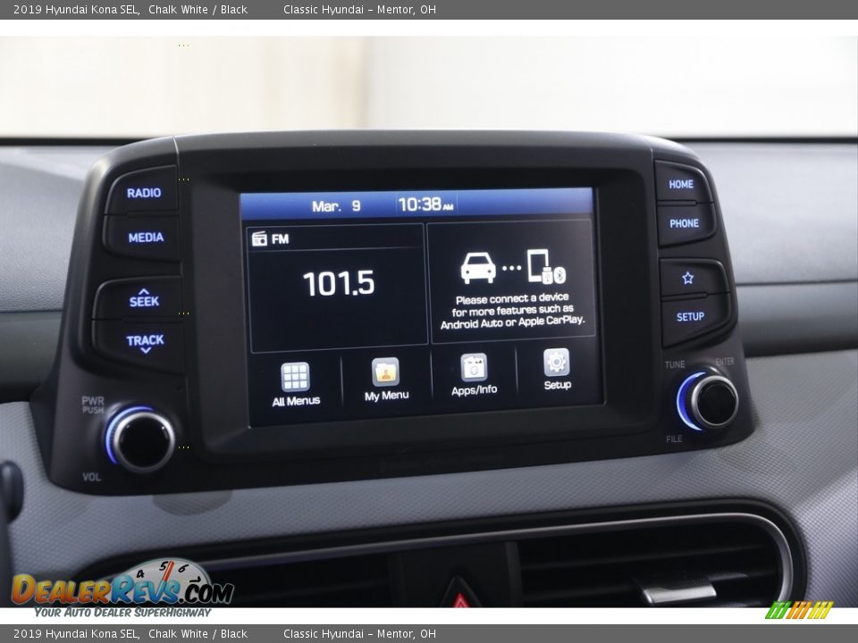 2019 Hyundai Kona SEL Chalk White / Black Photo #10