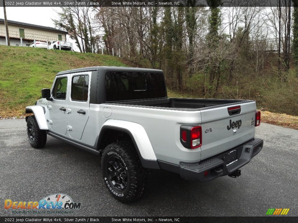 2022 Jeep Gladiator Willys 4x4 Silver Zynith / Black Photo #9