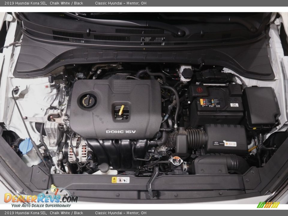 2019 Hyundai Kona SEL Chalk White / Black Photo #18