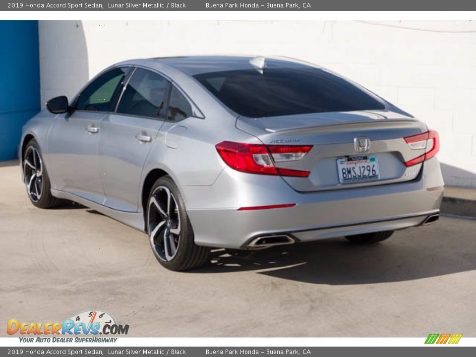 2019 Honda Accord Sport Sedan Lunar Silver Metallic / Black Photo #2