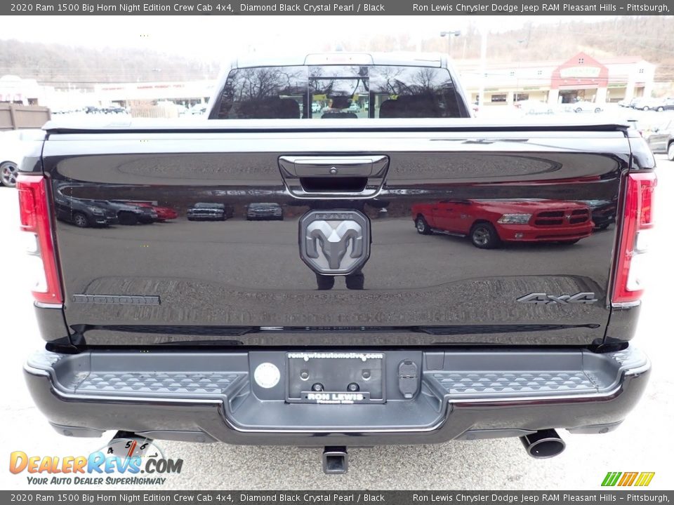 2020 Ram 1500 Big Horn Night Edition Crew Cab 4x4 Diamond Black Crystal Pearl / Black Photo #4