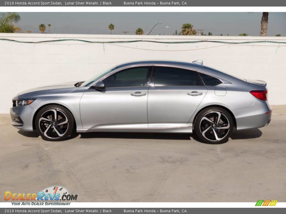 2019 Honda Accord Sport Sedan Lunar Silver Metallic / Black Photo #8