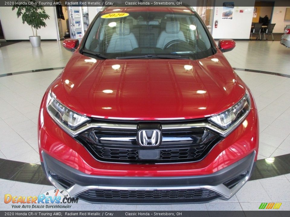 2020 Honda CR-V Touring AWD Radiant Red Metallic / Gray Photo #2