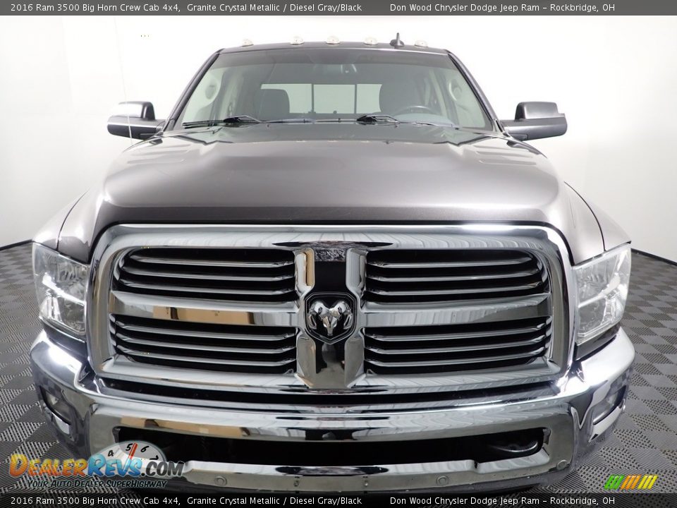 2016 Ram 3500 Big Horn Crew Cab 4x4 Granite Crystal Metallic / Diesel Gray/Black Photo #5