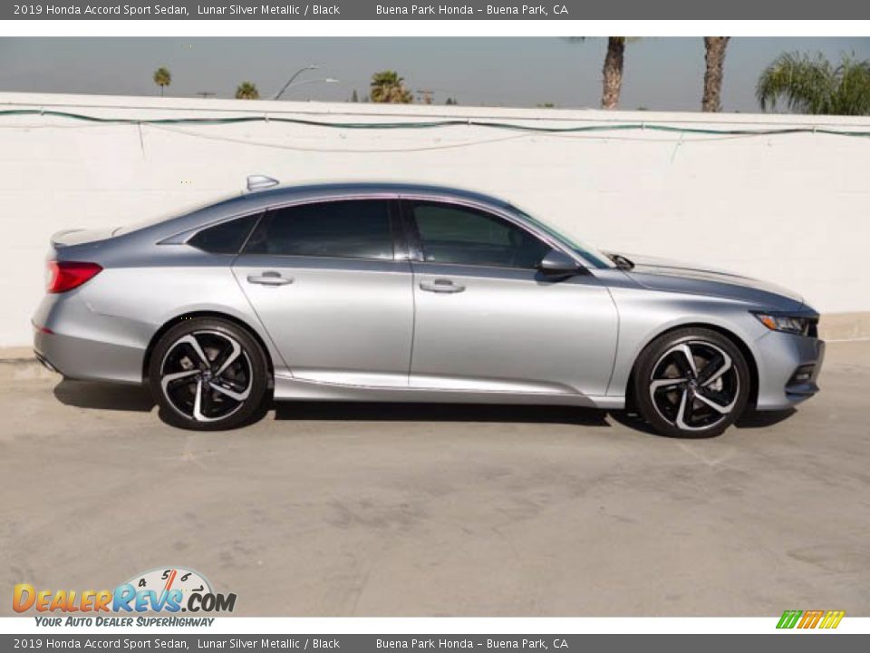 2019 Honda Accord Sport Sedan Lunar Silver Metallic / Black Photo #12