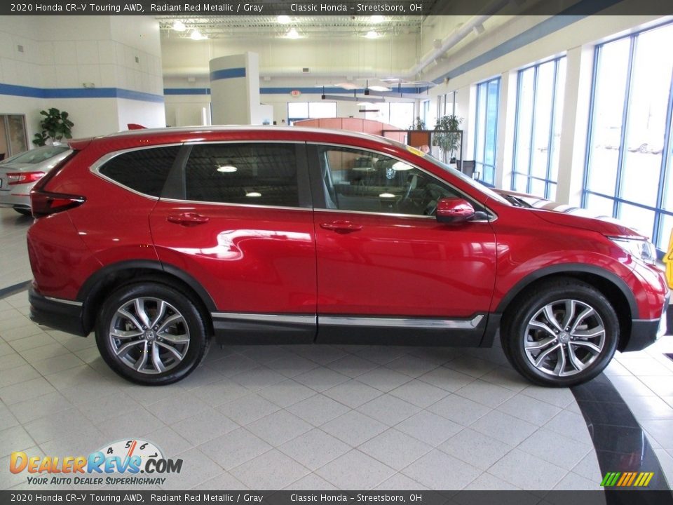 2020 Honda CR-V Touring AWD Radiant Red Metallic / Gray Photo #4