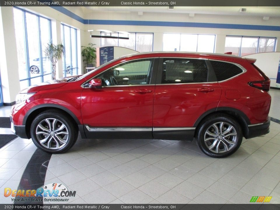 2020 Honda CR-V Touring AWD Radiant Red Metallic / Gray Photo #10