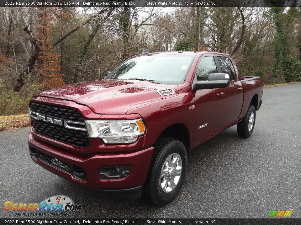 2022 Ram 2500 Big Horn Crew Cab 4x4 Delmonico Red Pearl / Black Photo #2