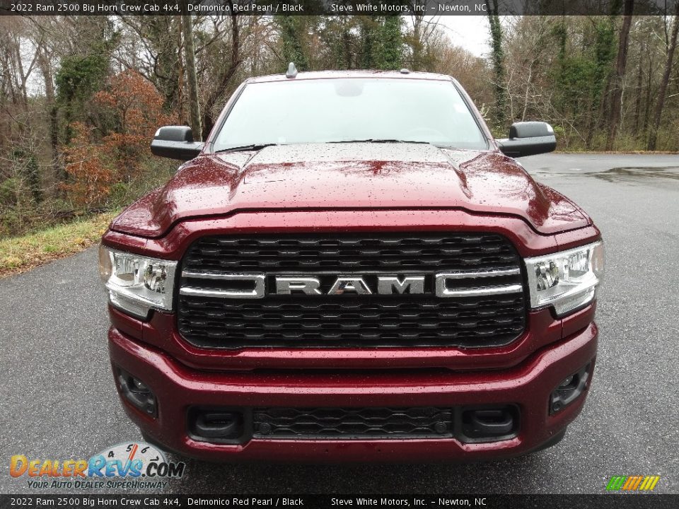 2022 Ram 2500 Big Horn Crew Cab 4x4 Delmonico Red Pearl / Black Photo #3