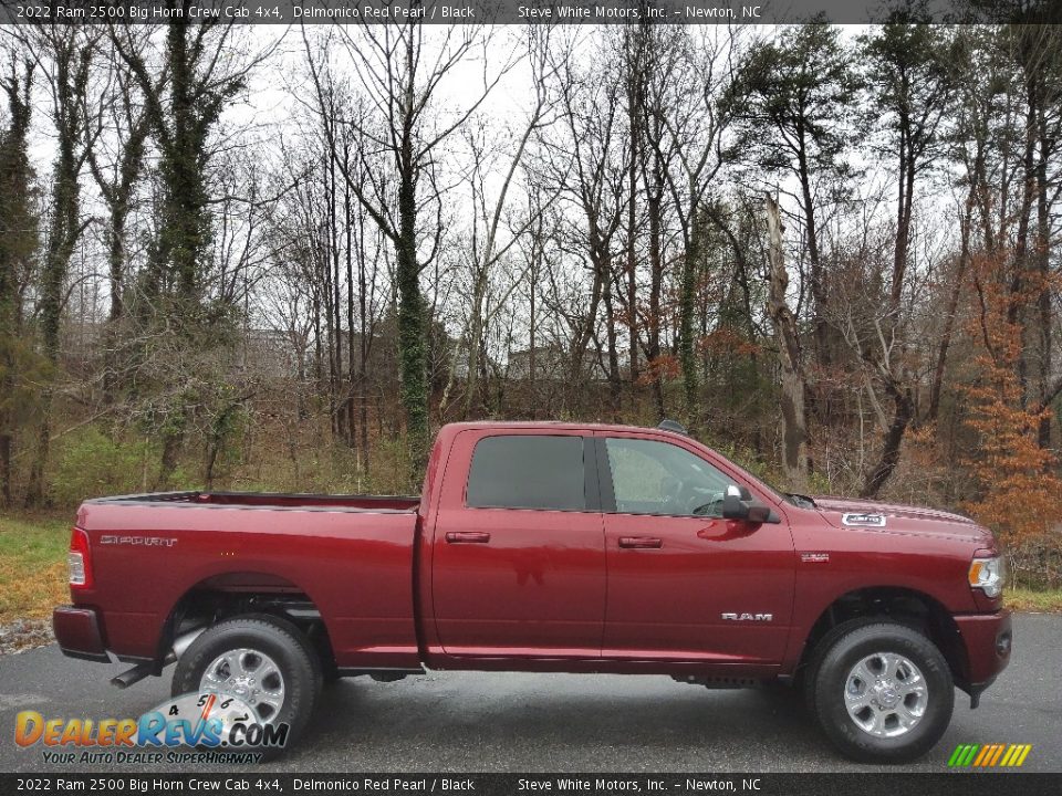 2022 Ram 2500 Big Horn Crew Cab 4x4 Delmonico Red Pearl / Black Photo #5