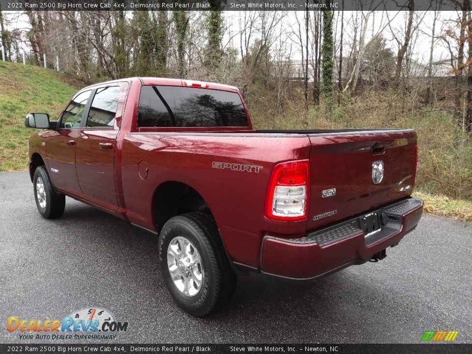 2022 Ram 2500 Big Horn Crew Cab 4x4 Delmonico Red Pearl / Black Photo #9