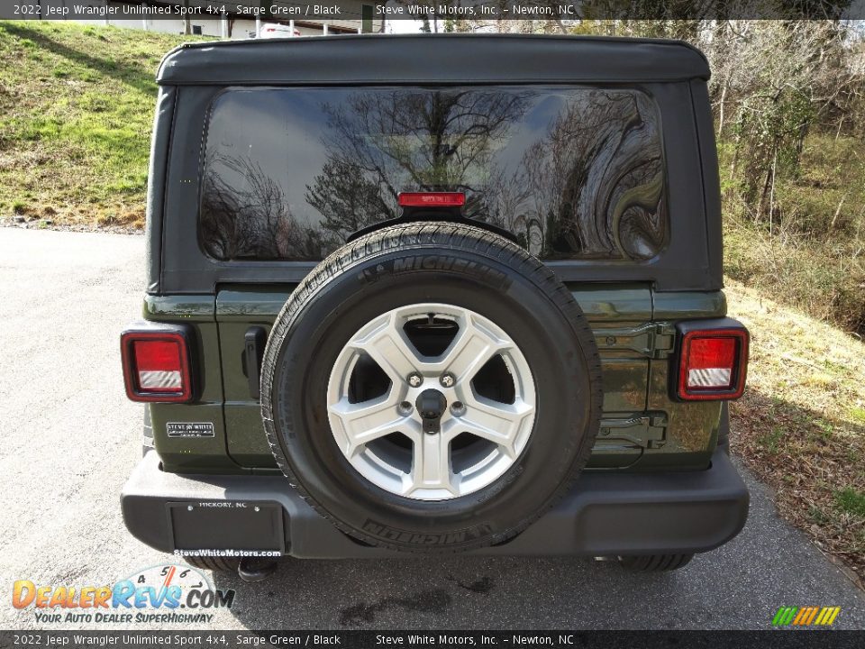 2022 Jeep Wrangler Unlimited Sport 4x4 Sarge Green / Black Photo #7