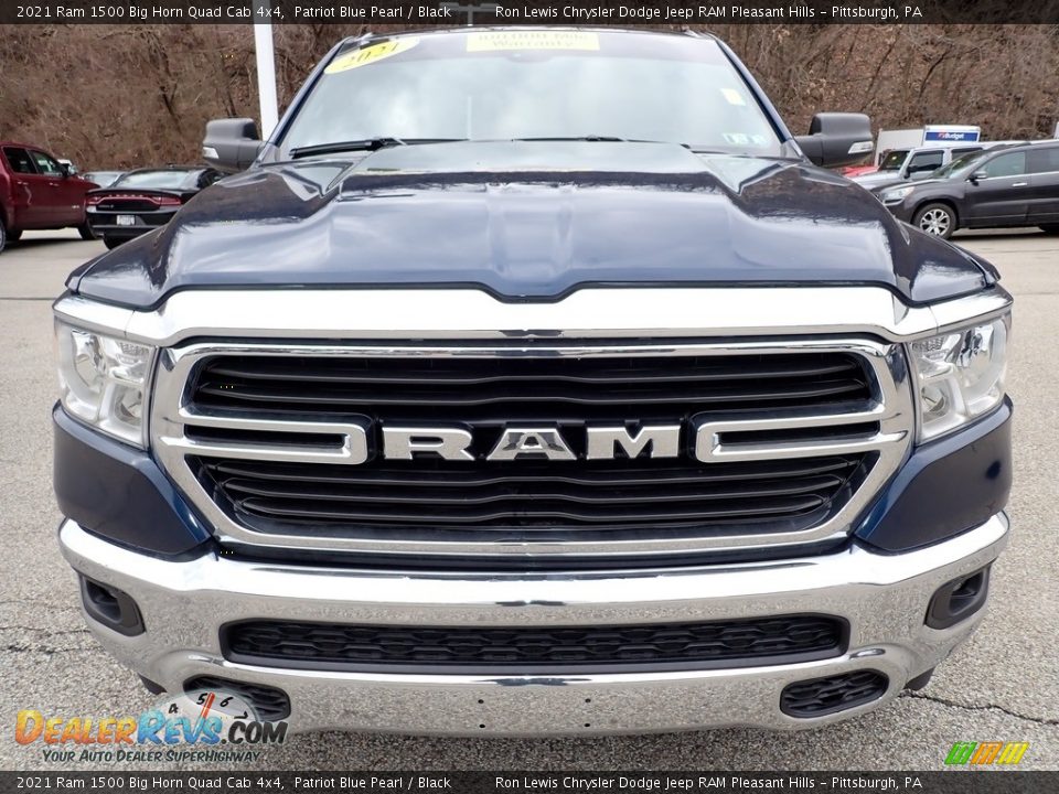 2021 Ram 1500 Big Horn Quad Cab 4x4 Patriot Blue Pearl / Black Photo #8