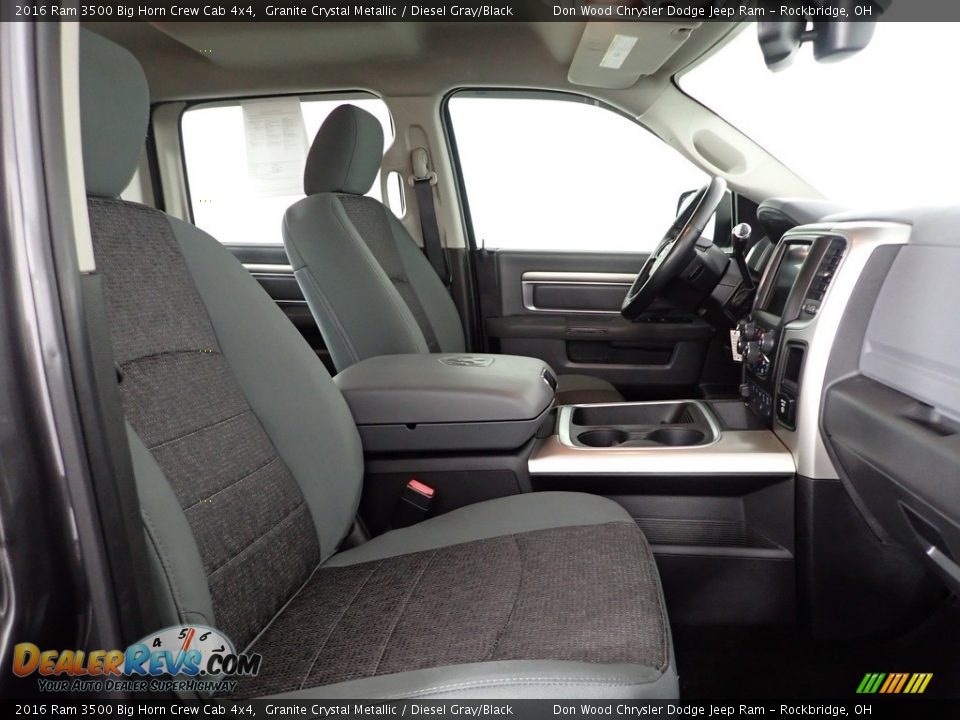 Front Seat of 2016 Ram 3500 Big Horn Crew Cab 4x4 Photo #29