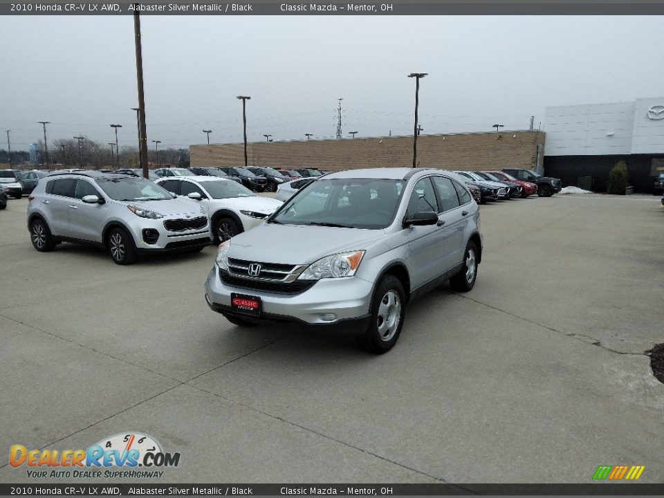 2010 Honda CR-V LX AWD Alabaster Silver Metallic / Black Photo #1
