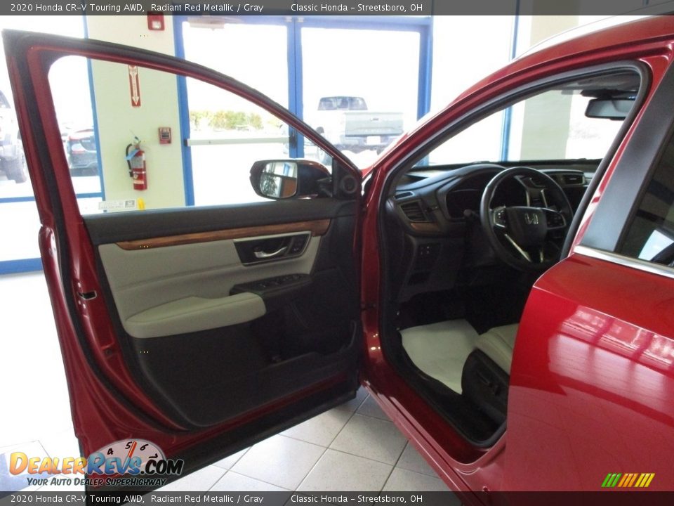 2020 Honda CR-V Touring AWD Radiant Red Metallic / Gray Photo #28