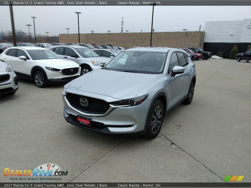 2017 Mazda CX-5 Grand Touring AWD Sonic Silver Metallic / Black Photo #1